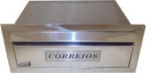 Caixa de correio em aço inox (Horizontal) Com Aba